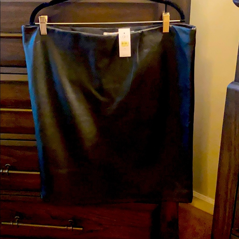 NWT Loft “leather” skirt